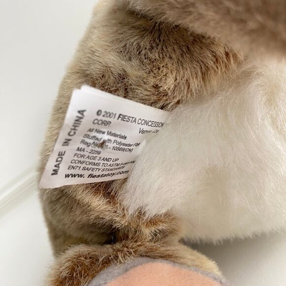 Vintage Lemur Long Tail Plush Zoo Wildlife Stuffed Animal Toys R Us Bush Baby - Picture 4 of 4